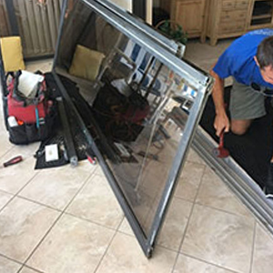 sliding glass door frame repair Ocala